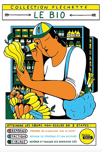 Fléchette bio Parlons Climat